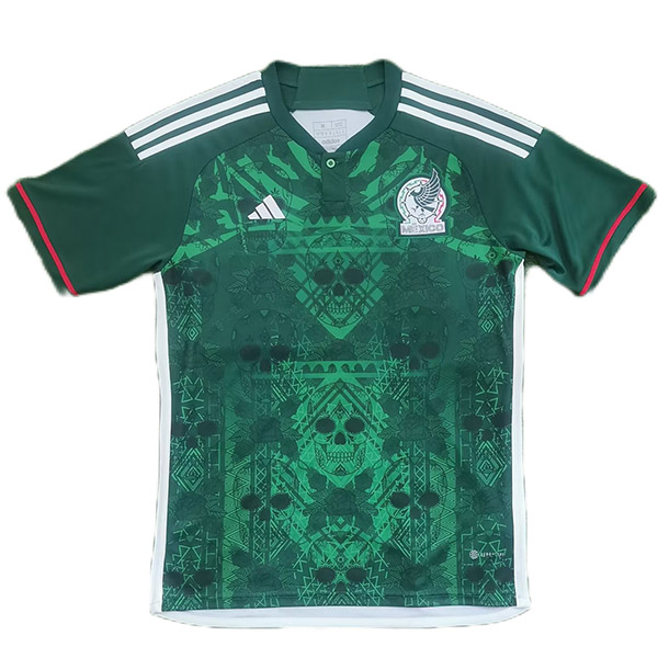 Mexico day of the dead jersey soccer uniform men's football kit tops sports green shirt 2023-2024
